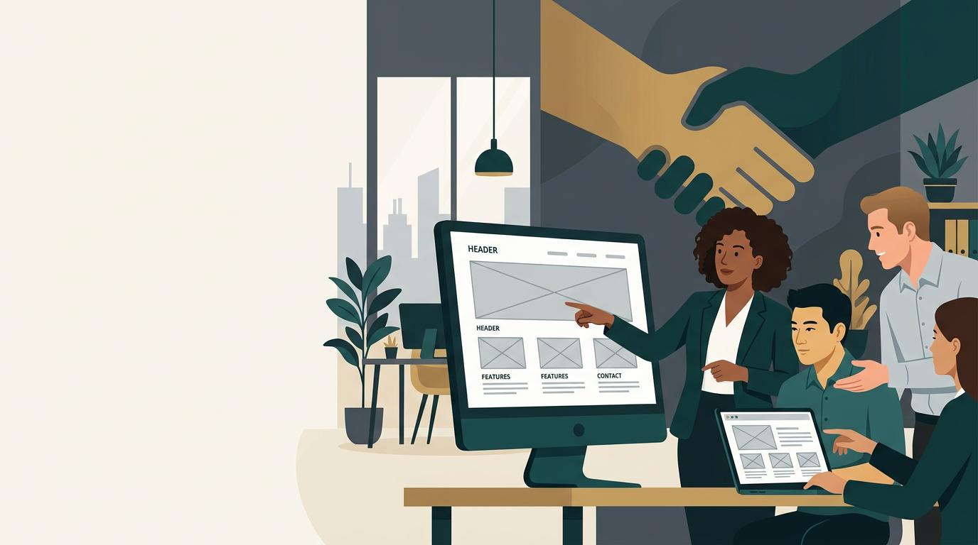 Featured thumbnail: White-label web design handoff for agencies in India