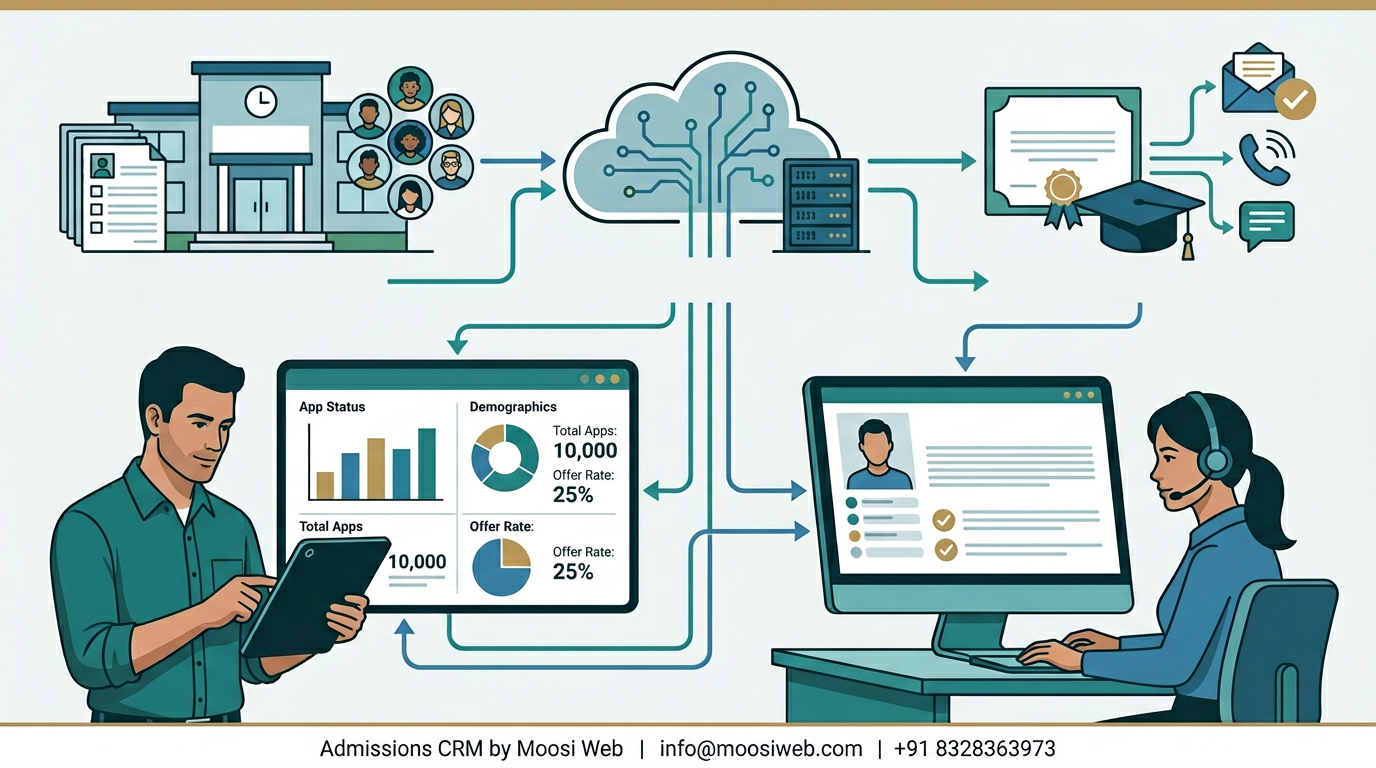 Admissions CRM for Multi-Campus Education Operations — case study featured image