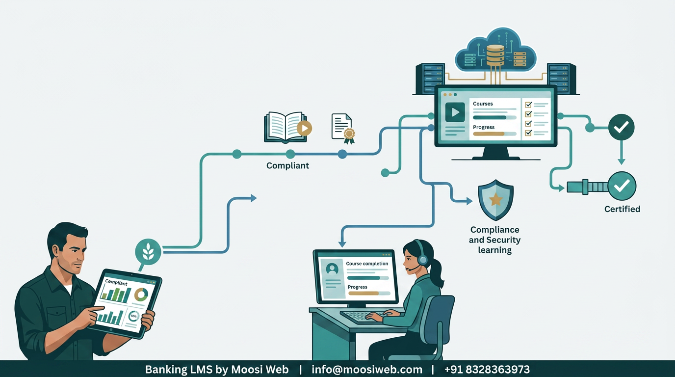 Banking LMS for Certification and Audit Readiness — case study