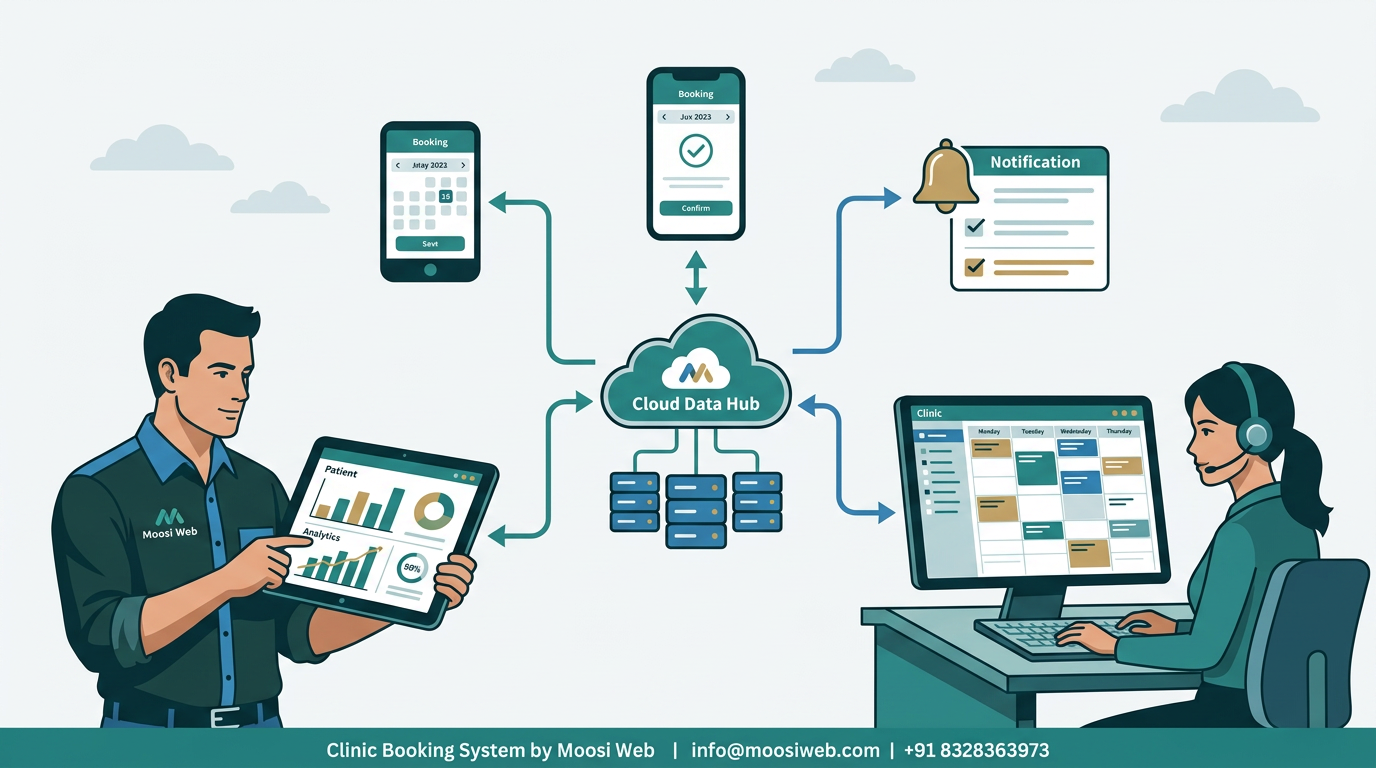 Clinic Booking System with Teleconsult and In-Person Slots — case study