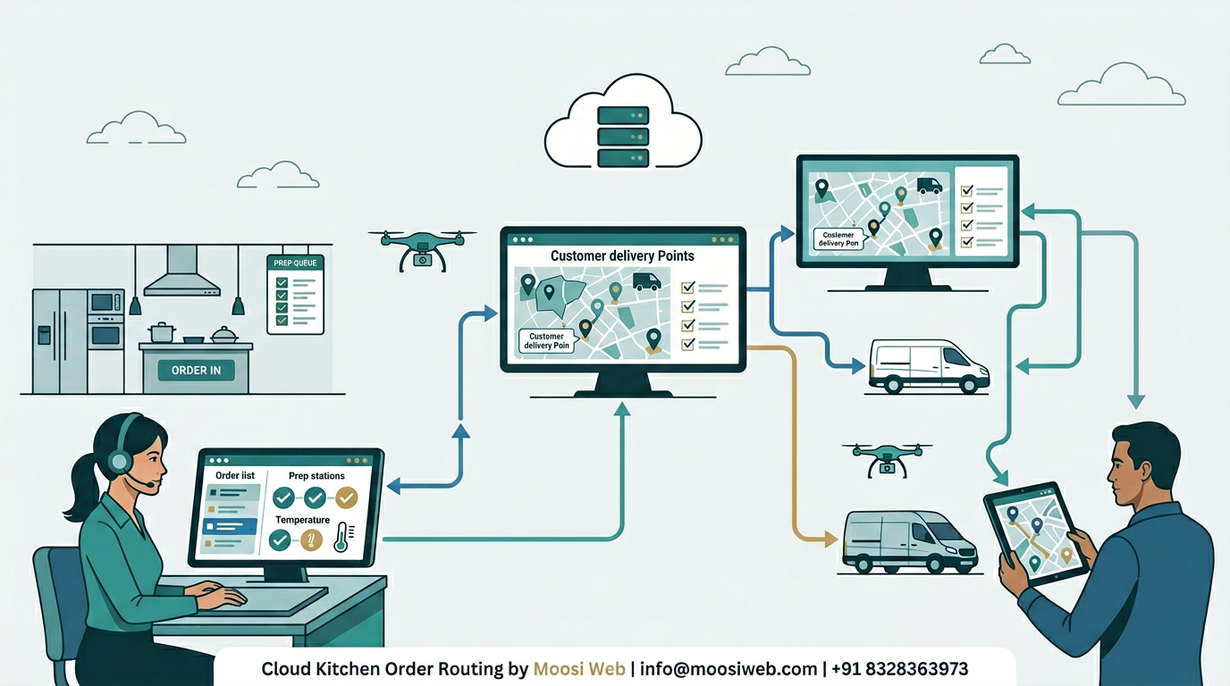 Cloud Kitchen Order Routing and Kitchen Load Balancing featured image