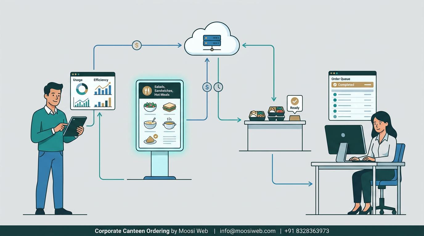 Corporate Canteen Ordering and Fulfillment Control Panel featured image