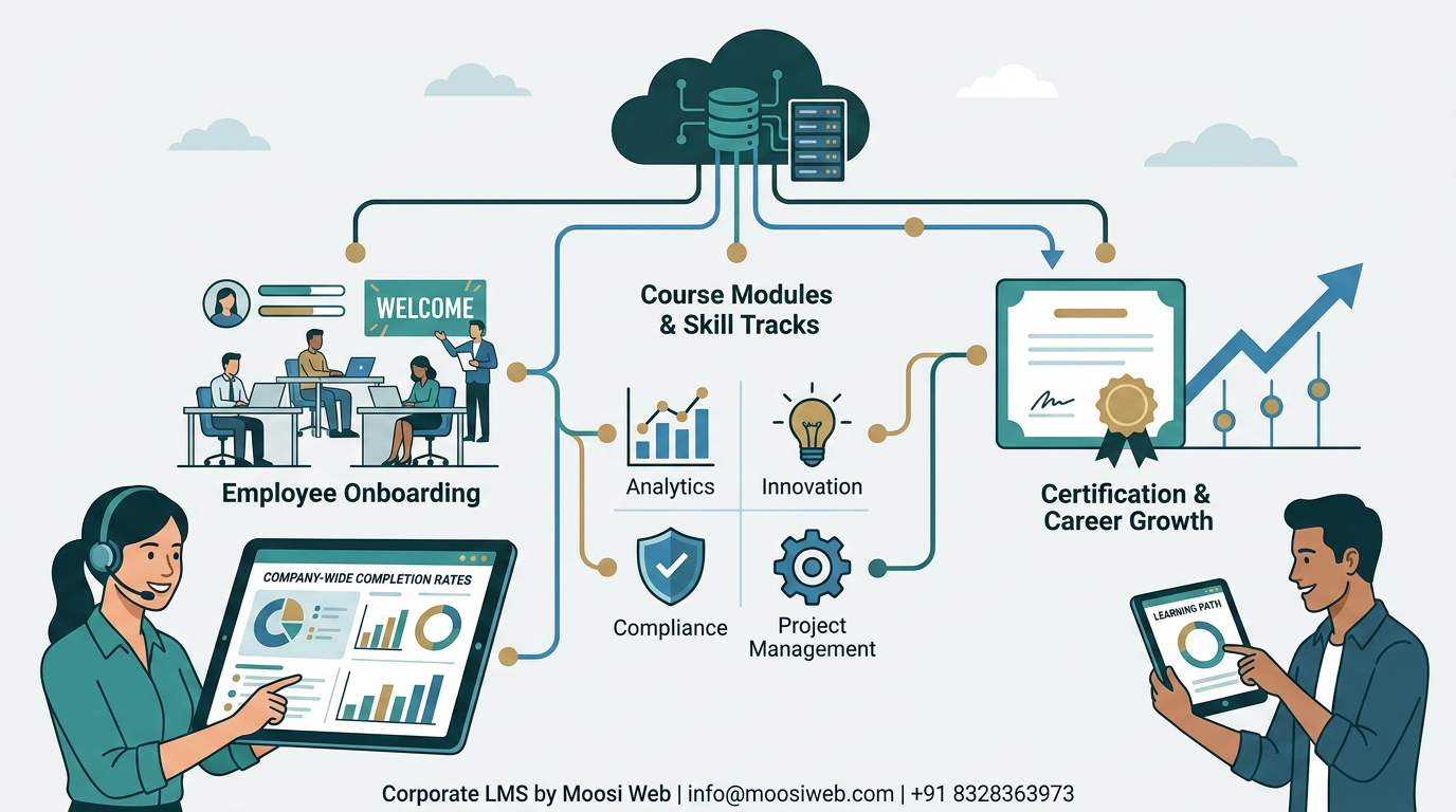 Corporate LMS for Compliance Learning Paths — case study