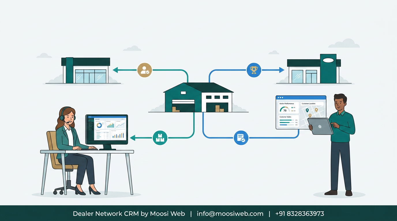 Dealer Network CRM for a Manufacturing Sales Team — case study featured image