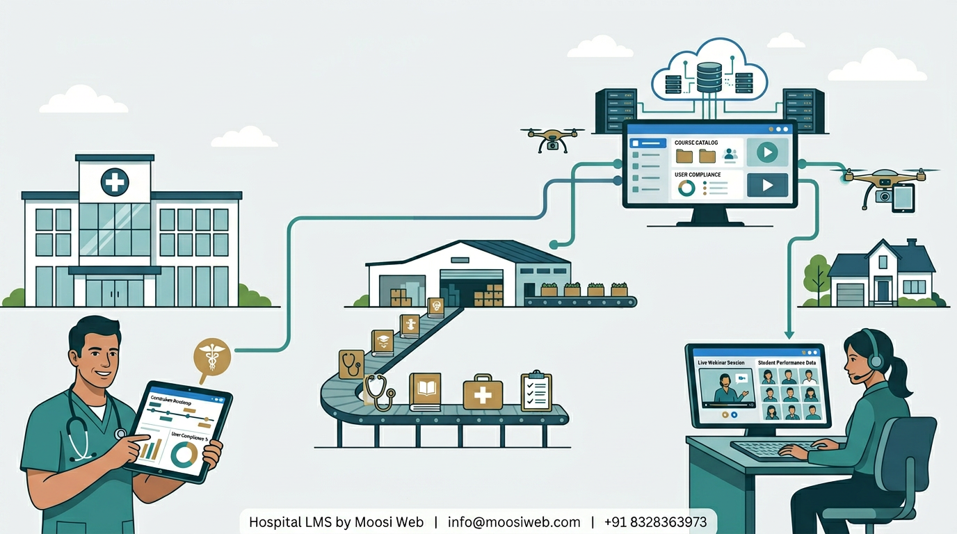 Hospital LMS for Clinical Protocol Training Governance — case study
